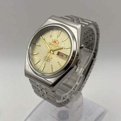 ORIENT 3スター クリスタル 21石 Automatic Men's Watch — Japanese
