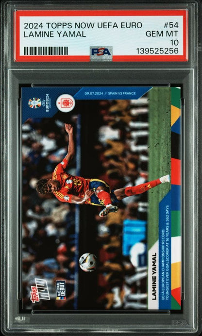 PSA 10 Lamine Yamal 2024 Topps Now #54 — Japanese