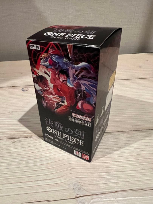 One Piece ONE PIECE Card Game: The Battle of Destiny OP-16 Sealed Box with Tape Box L — OP-16 — Japanese