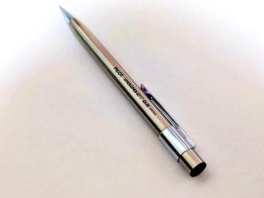 Pilot 2020ST discontinued model pen showing clean ink and confirmed working condition