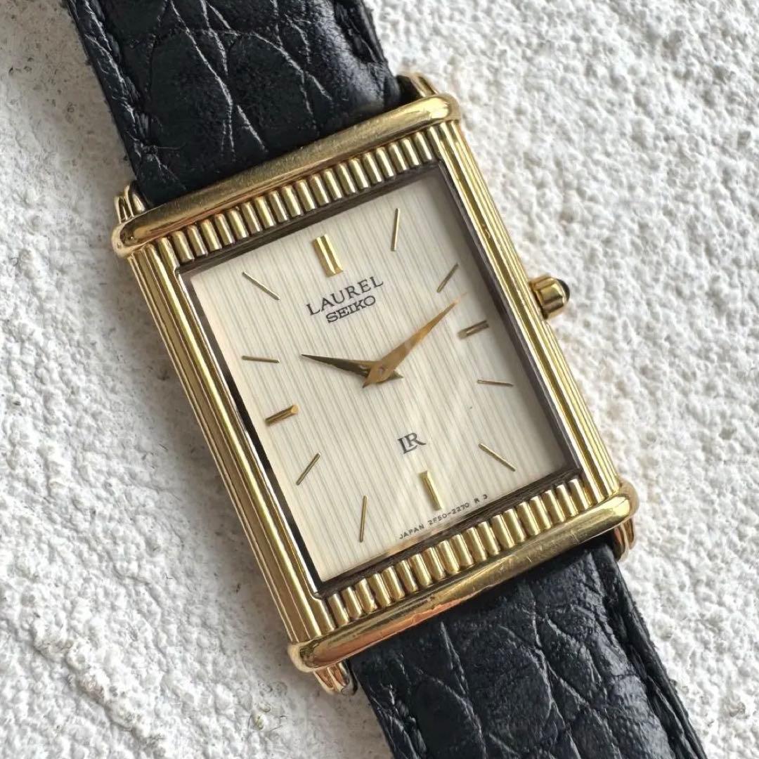 SEIKO LAUREL 2F50-6330 Quartz Men's Watch — Japanese