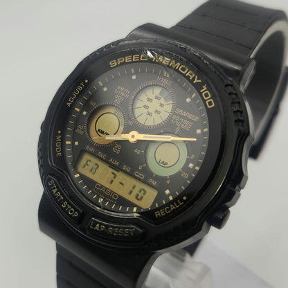 CASIO SKYTRAIN SPEED MEMORY AD3500 Digital Men's Watch — Japanese