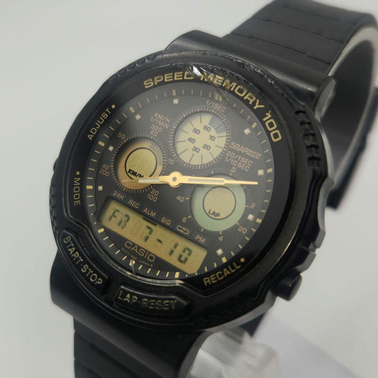 CASIO SKYTRAIN SPEED MEMORY AD3500 Digital Men's Watch — Japanese