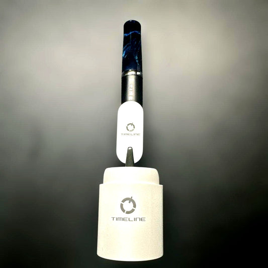 PILOT Timeline BTL-5SR-ETL pen in Eternal Blue color with fine tip and black acrylic ink