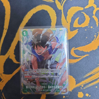 One Piece One Piece Card: I Know You're Strong, After All Promo Parallel R — Other Event Promo — Japanese