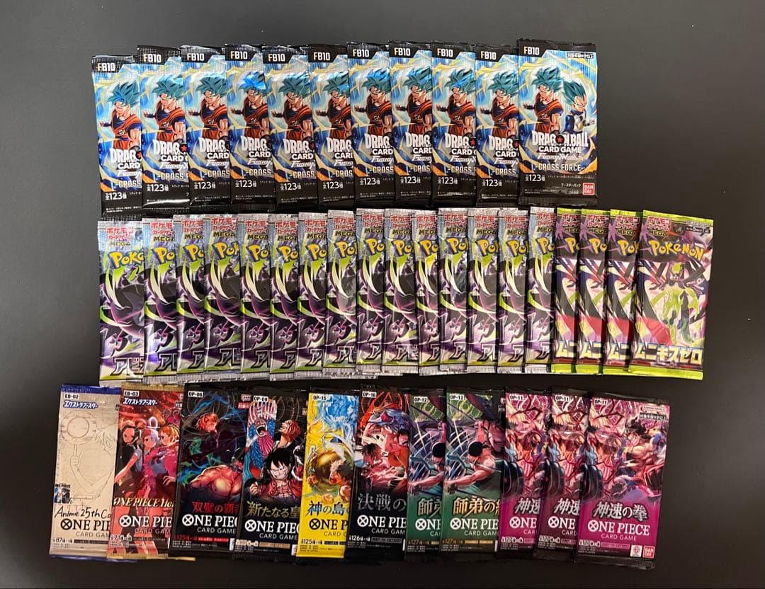 Pokemon Dragon Ball Pokémon One Piece Card Pack — Japanese