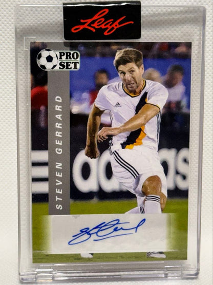 Steven Gerrard Hand-Signed Card — Japanese