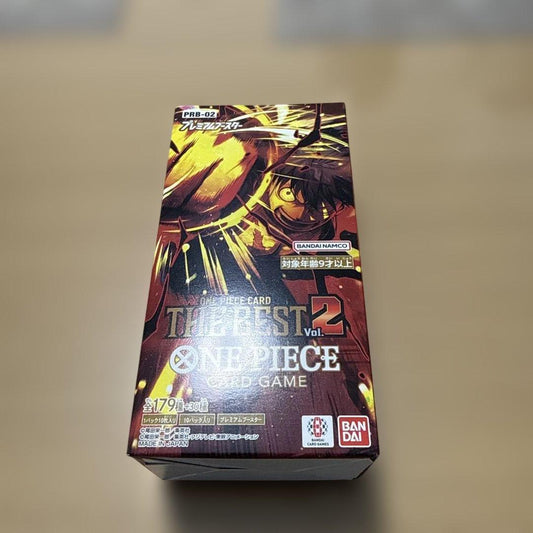One Piece Unopened Tape Attached One Piece Card The Best 2 1BOX Box — Japanese