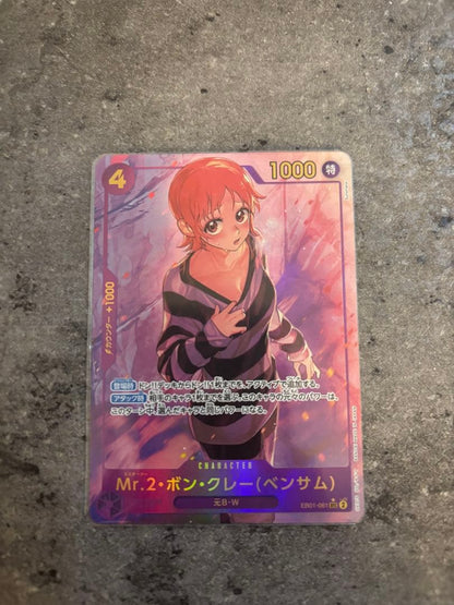 One Piece Mr. 2 Bon Clay (Bentham) — EB01-011 — Japanese