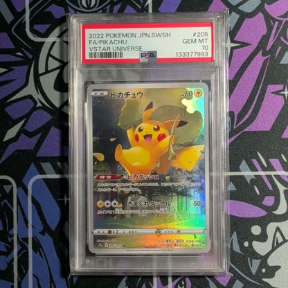 PSA 10 Pokemon Pikachu AR — S High Class Pack VSTAR Universe 205/172 — Japanese
