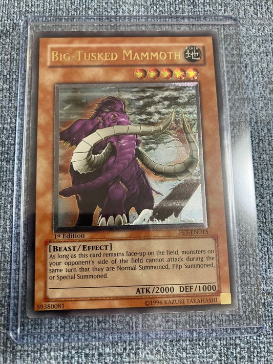 Yu-Gi-Oh Big Horn Mastodon Super Rare — FET-EN015 — English