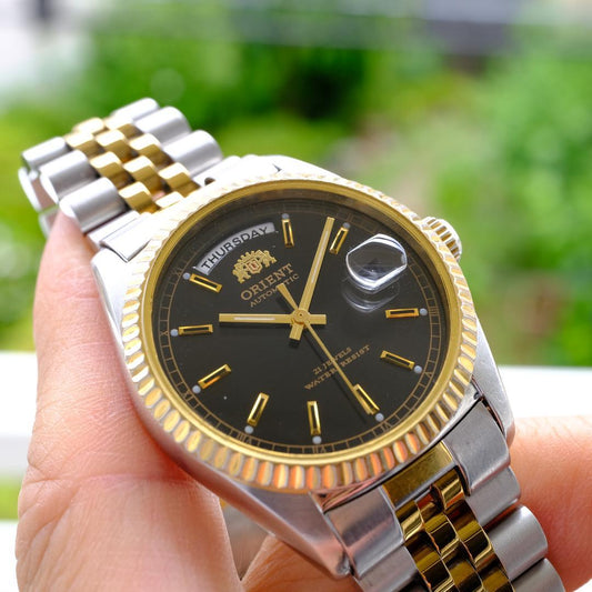 ORIENT DayDate Automatic Men's Watch — Japanese