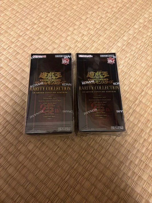 Yu-Gi-Oh Yu-Gi-Oh! Rare Collection 25th Unopened 2 Packs Box — Japanese