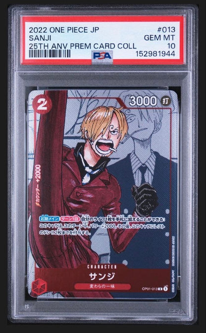 PSA 10 One Piece Sanji L — Japanese