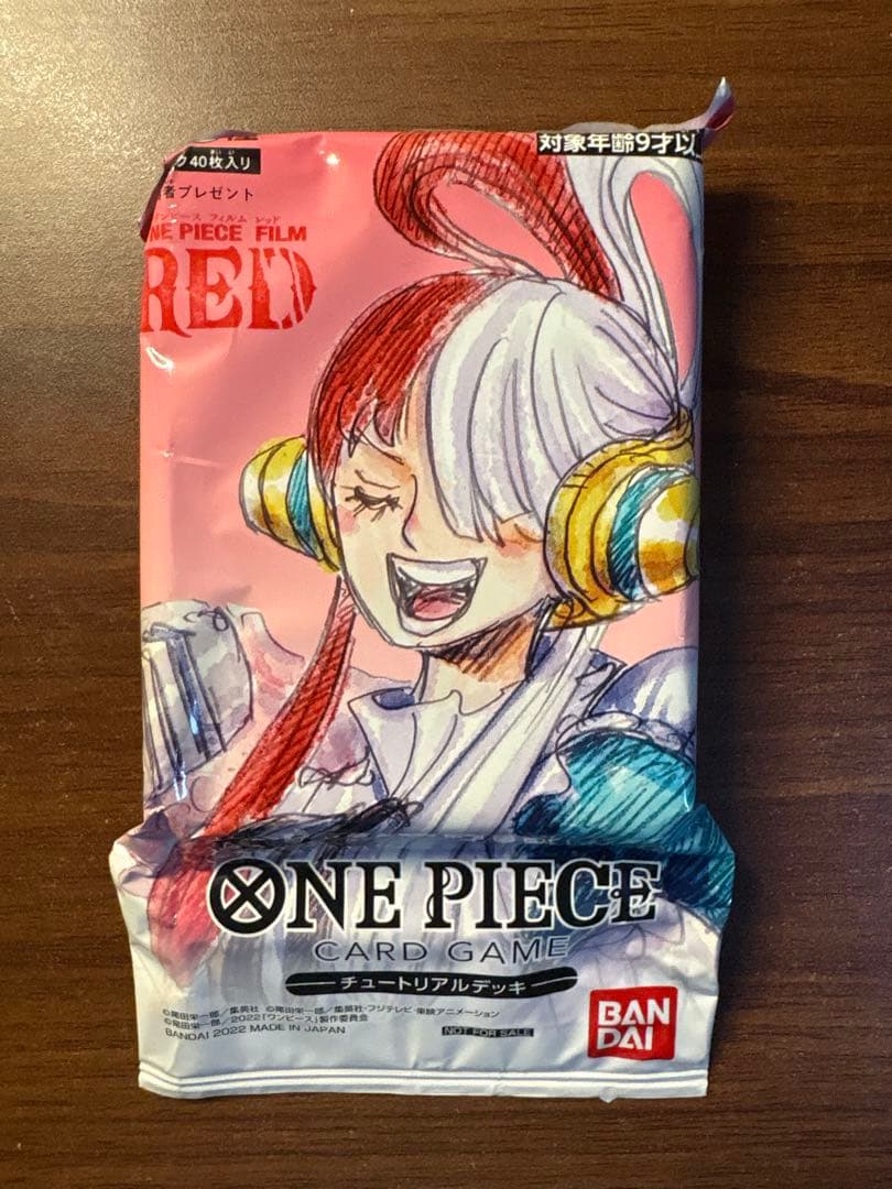 One Piece One Piece Film Red Card Game Tutorial Deck Uta Pack — Japanese