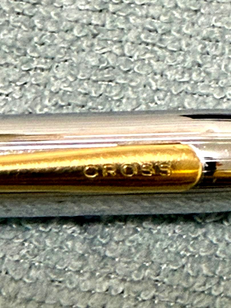 CROSS Century II Medalist ballpoint pen in silver with one dent near the top