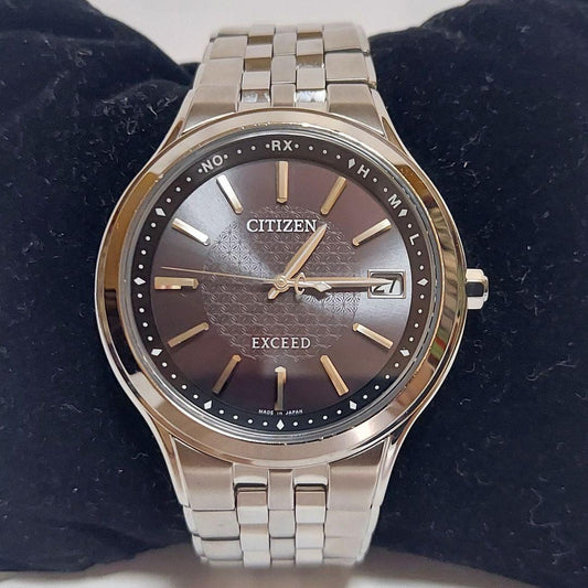 Citizen EXCEED 채드라이브 Solar Wave Men's Watch — Japanese
