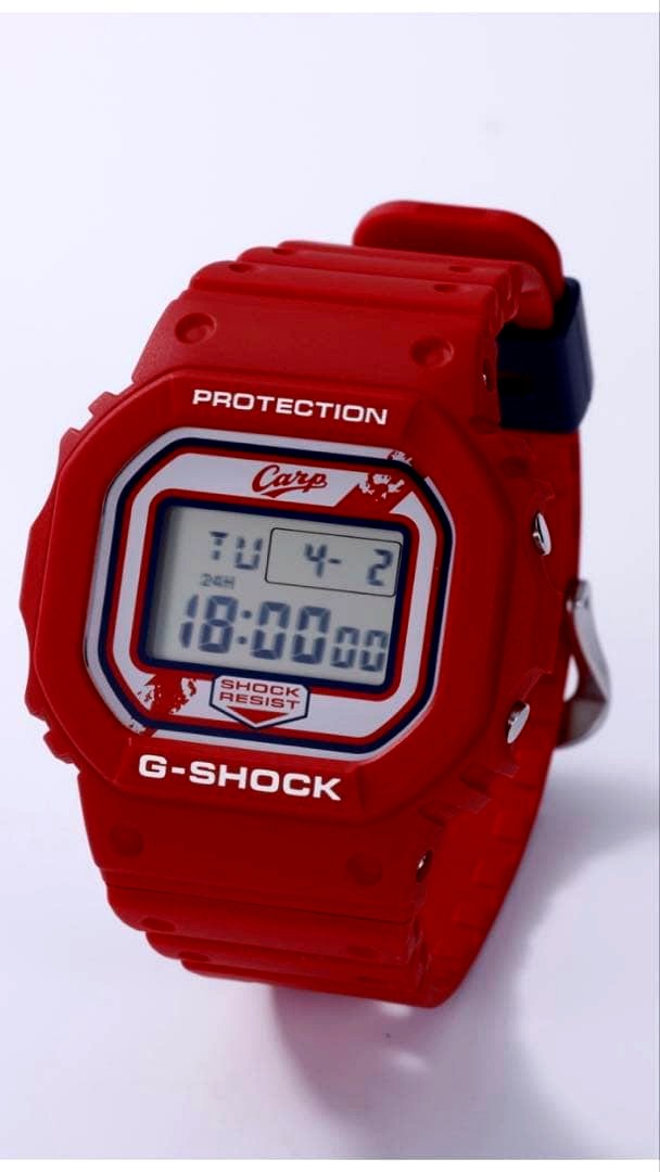 Casio G-Shock Hiroshima Carp 2024 red digital watch brand new in original box with warranty card