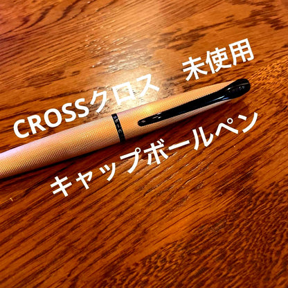Cross No. 21 ballpoint pen with oil-based ink in single color, unused condition with slight scratches