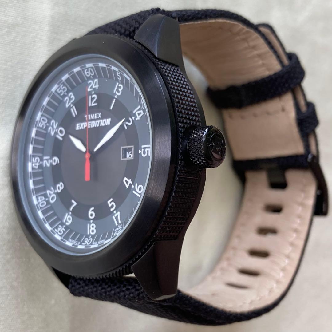 TIMEX EXPEDITION Military Classic Stealth Quartz Men's Watch — Japanese