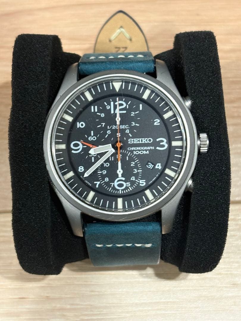 SEIKO Model/Series Name: Swift Chrono SBPB009 Quartz Men's Watch — Japanese