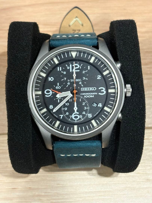 SEIKO Model/Series Name: Swift Chrono SBPB009 Quartz Men's Watch — Japanese