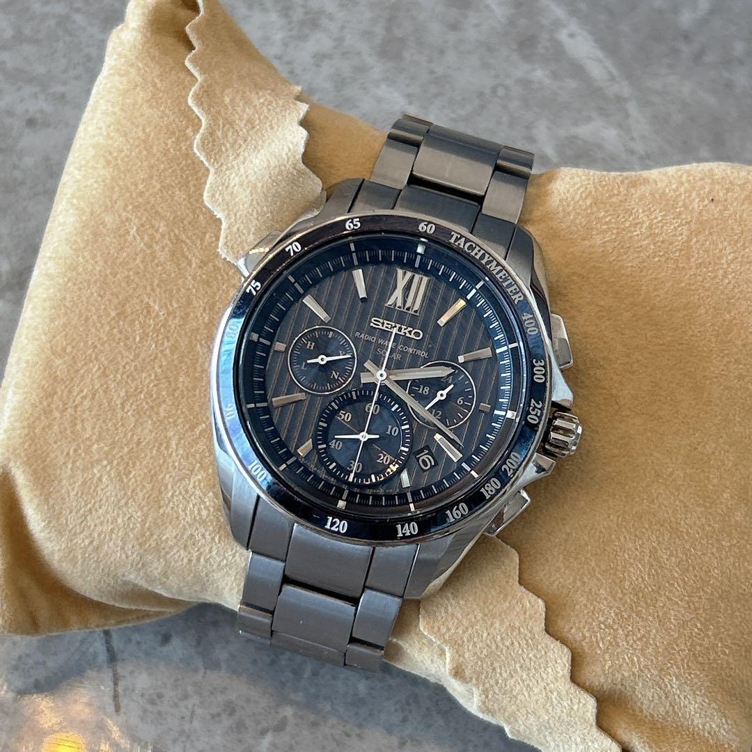 SEIKO SBTR009 Solar Men's Watch — Japanese