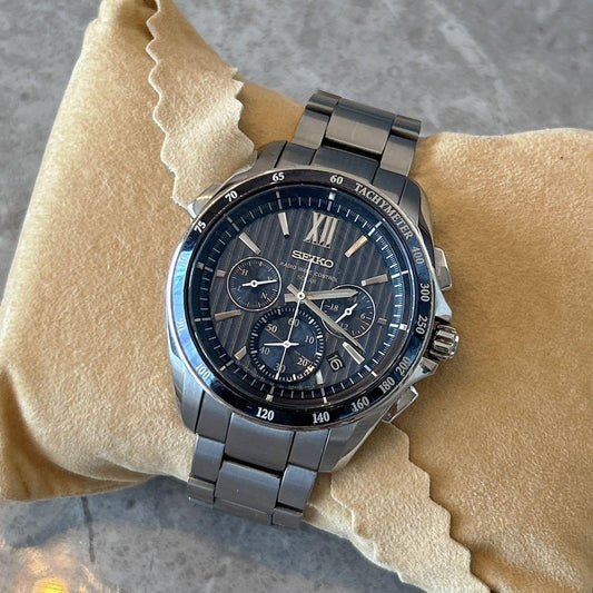 SEIKO SBTR009 Solar Men's Watch — Japanese