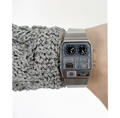 Citizen 99s-2000s Anadigi Temp Digital Men's Watch — Japanese