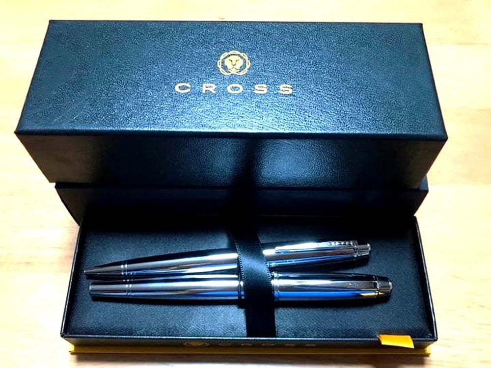 New CROSS ballpoint pen and refill set in box with instruction manual