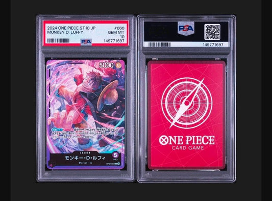 PSA 10 One Piece Luffy L — OP05-060 — Japanese