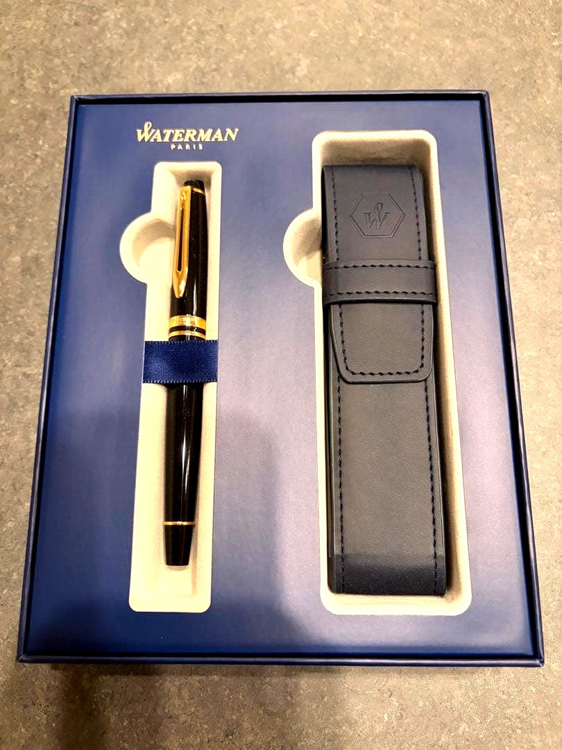 New and unused Waterman Pen and Ballpoint Pen Set displayed on a white background