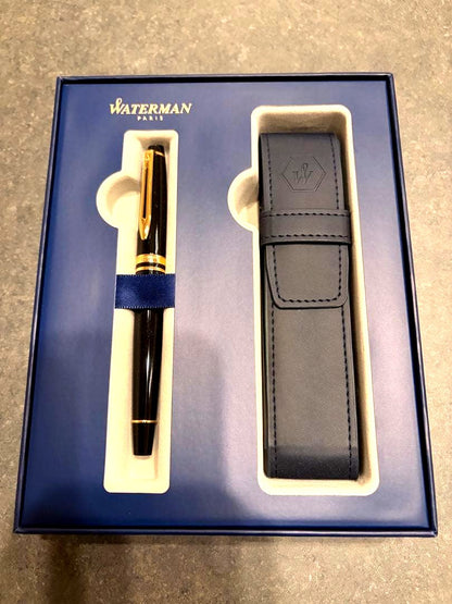 New and unused Waterman Pen and Ballpoint Pen Set displayed on a white background