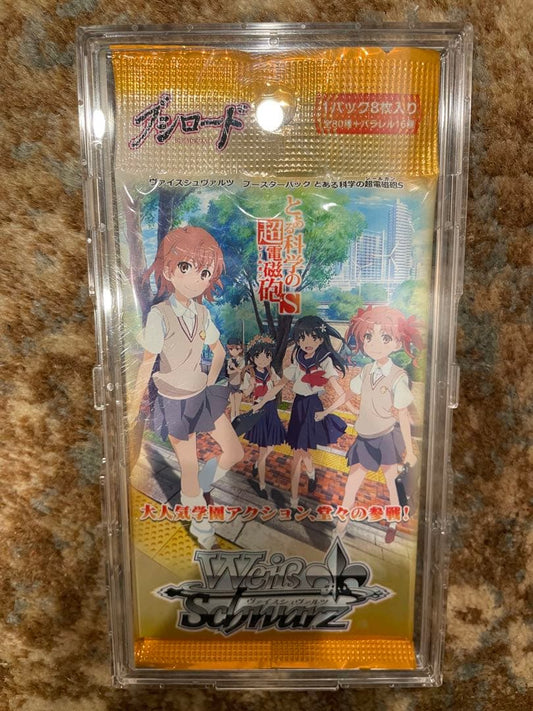 Weiss Schwarz A Certain Scientific Railgun New Sealed Card Pack Weiss Schwarz Toaru Kagaku no Railgun S Pack — Japanese