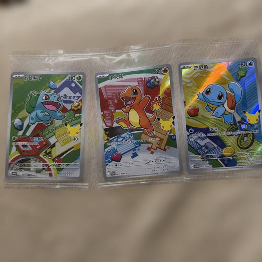 Pokemon Pokémon Card Game 30th Anniversary Three-Starter Pokémon Promo Card Set — Japanese