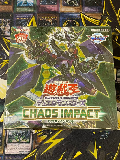 Yu-Gi-Oh Yu-Gi-Oh! Chaos Impact Box — Japanese