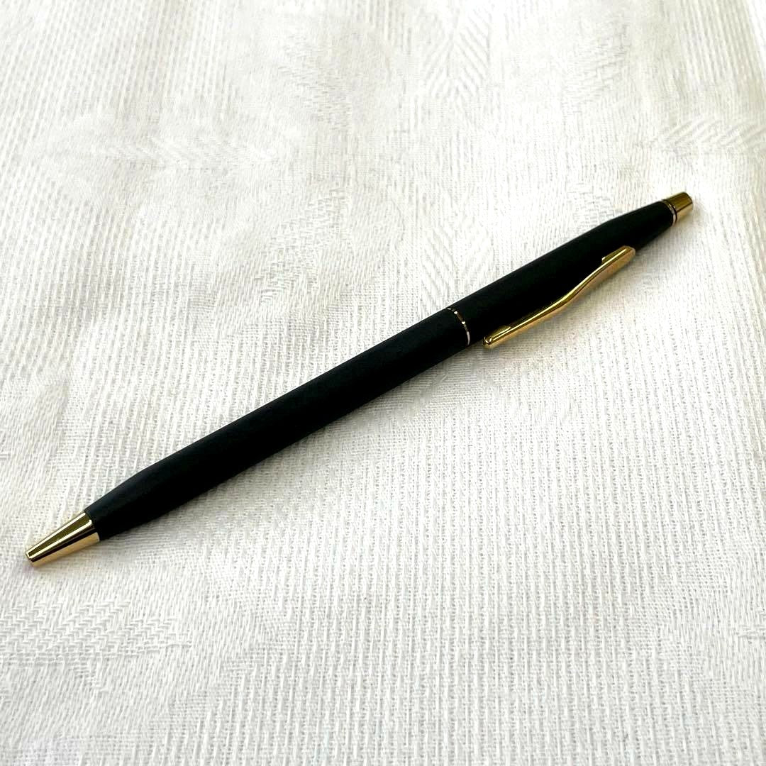 Cross Classic Century black ballpoint pen with sleek design and functional cartridge