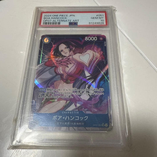 PSA 10 One Piece Boa Hancock SR — OP07-051 — Japanese