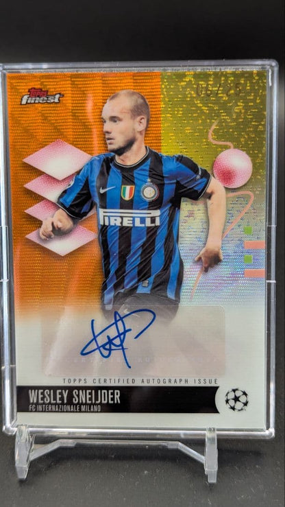 Sneijder (Wesley Sneijder) Autographed Card 25 Limited Edition — Japanese