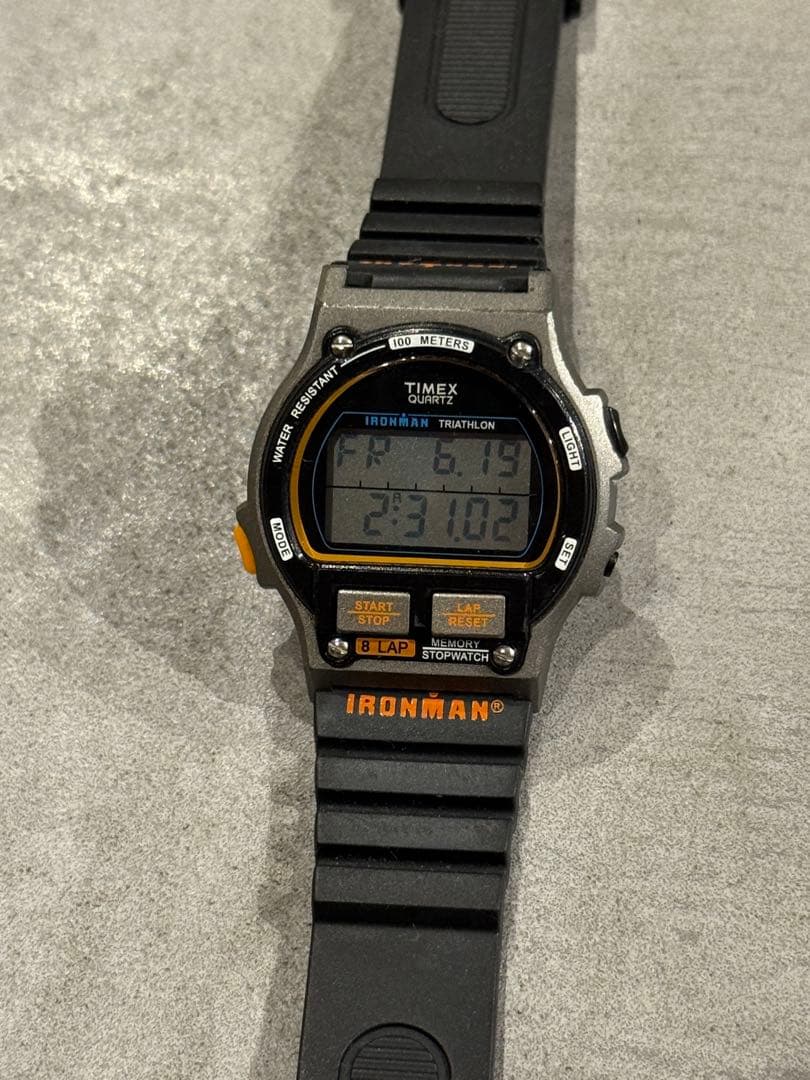TIMEX IRNTRI-8LAP Quartz Men's Watch — Japanese