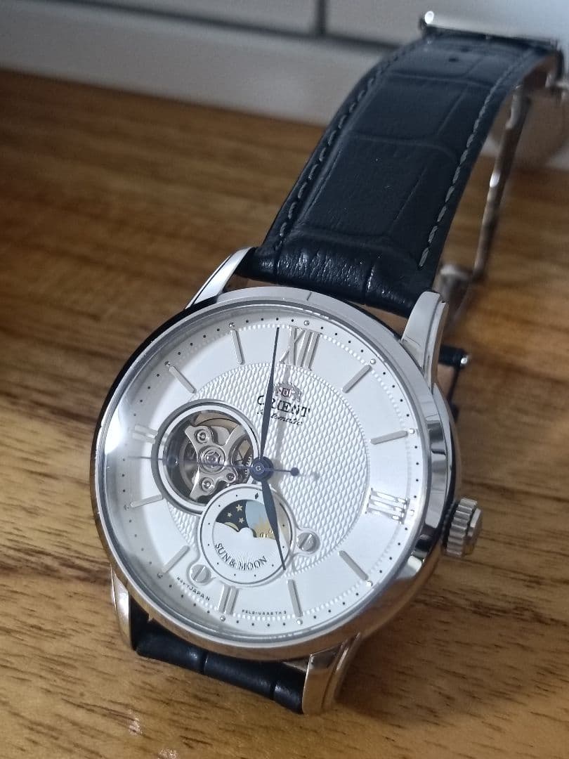 ORIENT Moonphase Automatic Men's Watch — Japanese