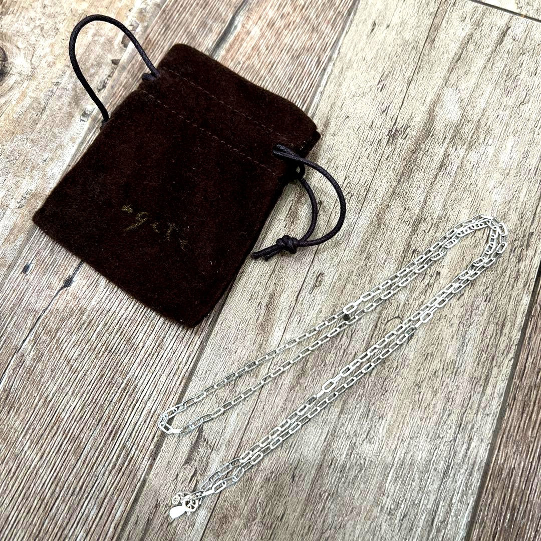 Agete 925 sterling silver necklace with 59 cm length and 4.9 mm x 2.5 mm link size