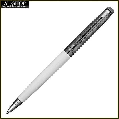 Waterman Metropolitan DX White CT ballpoint pen S2258372 with white barrel and chrome trim