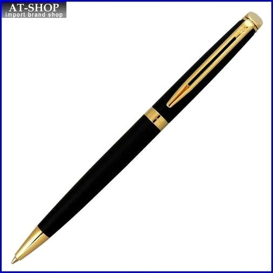 WATERMAN Metropolitan Essential Matte Black GT ballpoint pen with 135mm length and matte black finish