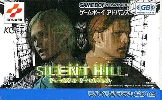 Used GBA Software Play Novel Silent Hill game cartridge for Game Boy Advance by Konami