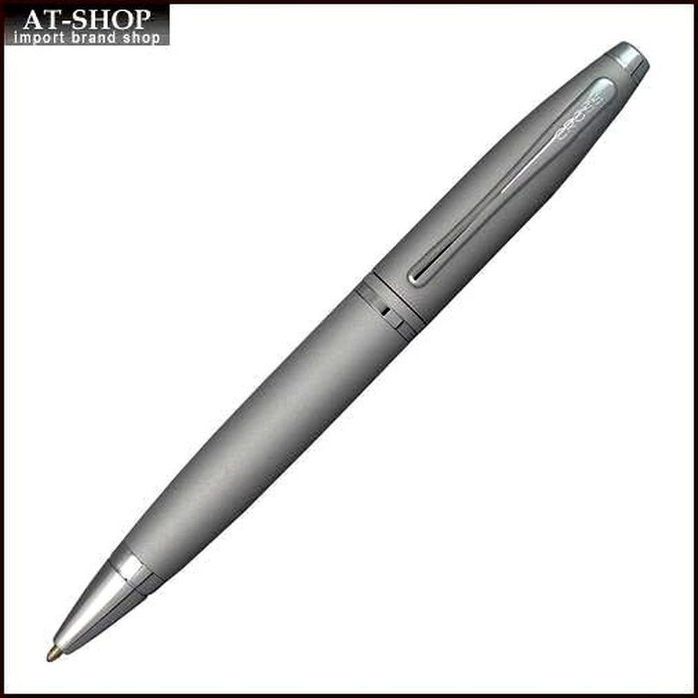 Cross Ballpoint Pen Karei in satin chrome finish, 134.7 mm long with slim barrel and sleek design