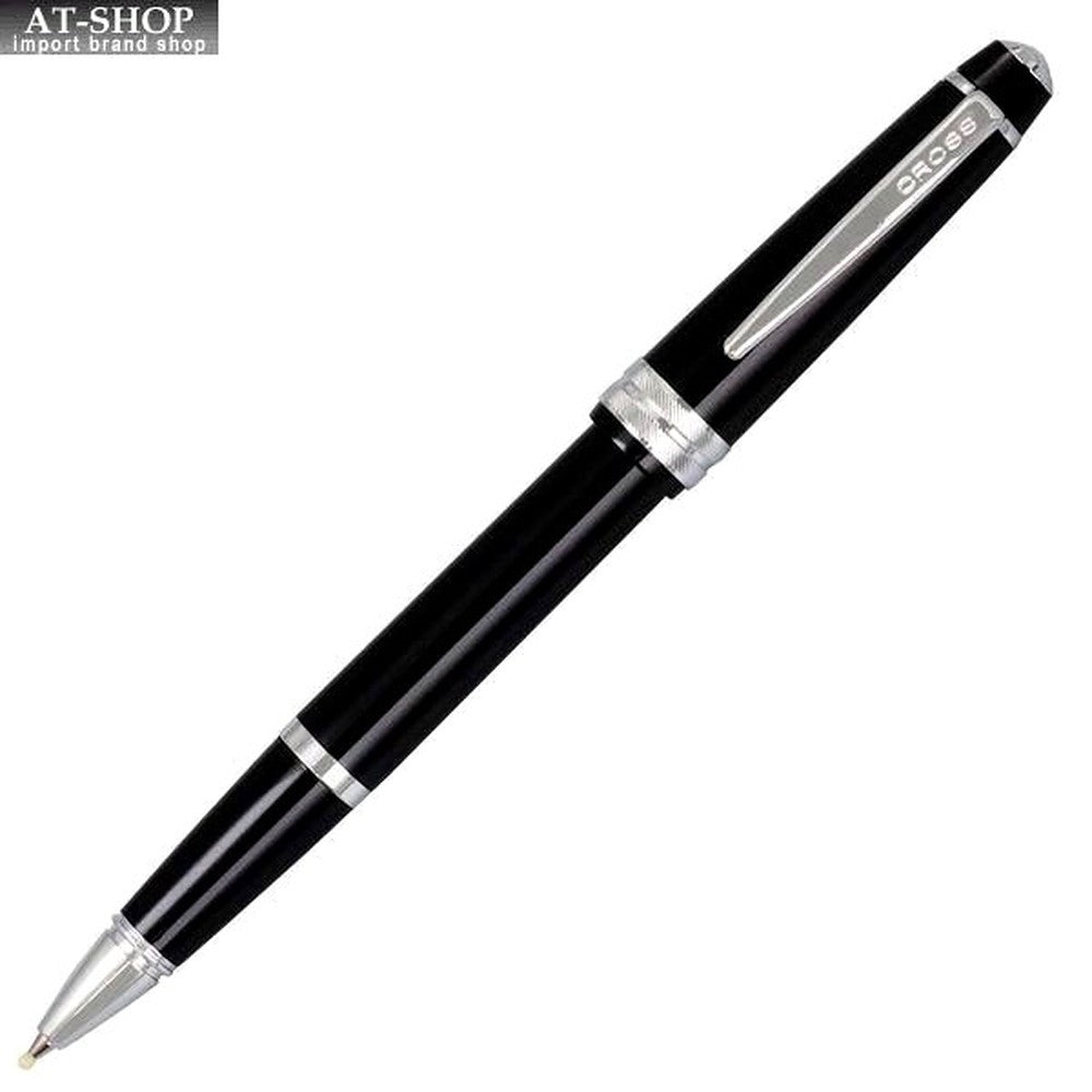 Cross Bailey Light black ballpoint pen with glossy resin body and chrome fittings