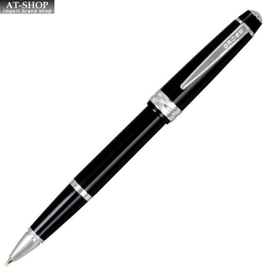 Cross Bailey Light black ballpoint pen with glossy resin body and chrome fittings