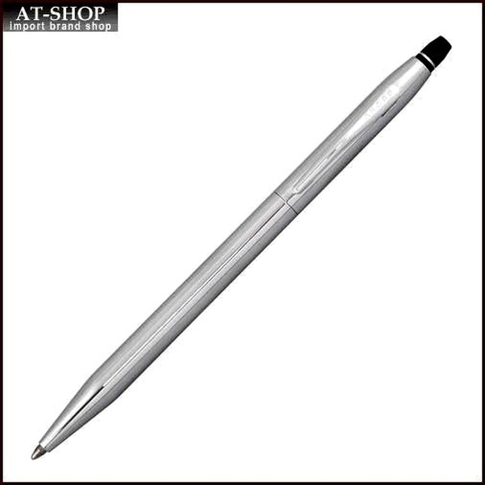 CROSS Ballpoint Pen Click Chrome AT0622S-101 with brass body and chrome plating in blister pack