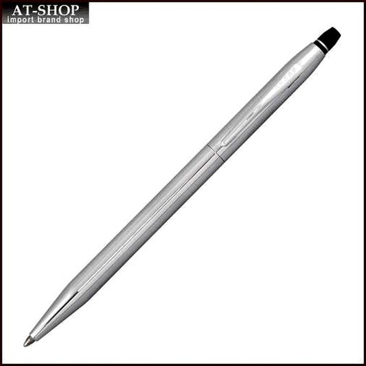 CROSS Ballpoint Pen Click Chrome AT0622S-101 with brass body and chrome plating in blister pack
